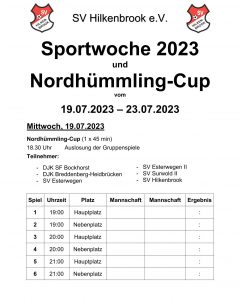 Read more about the article Sportwoche 2023