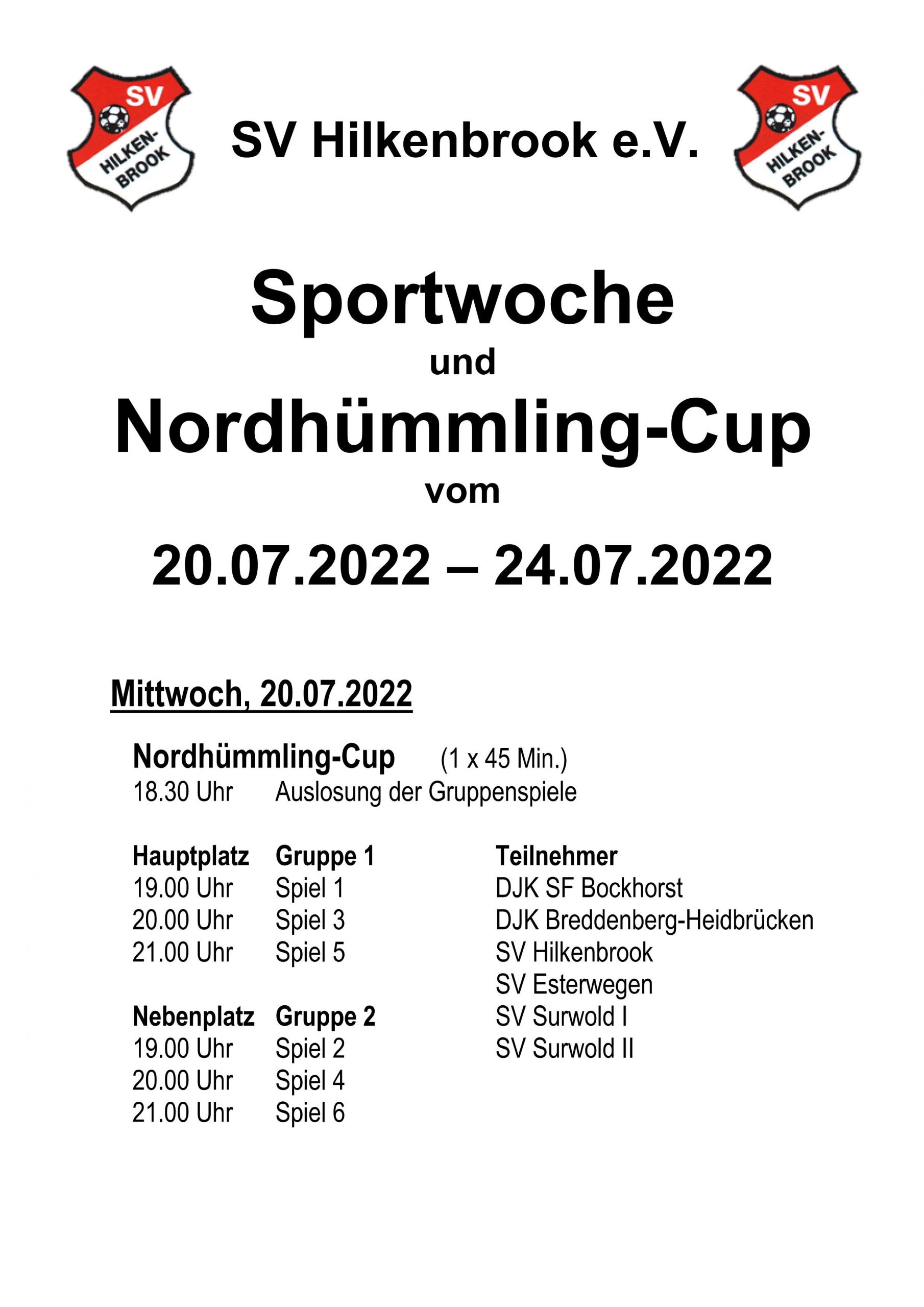 Read more about the article Sportwoche 2022
