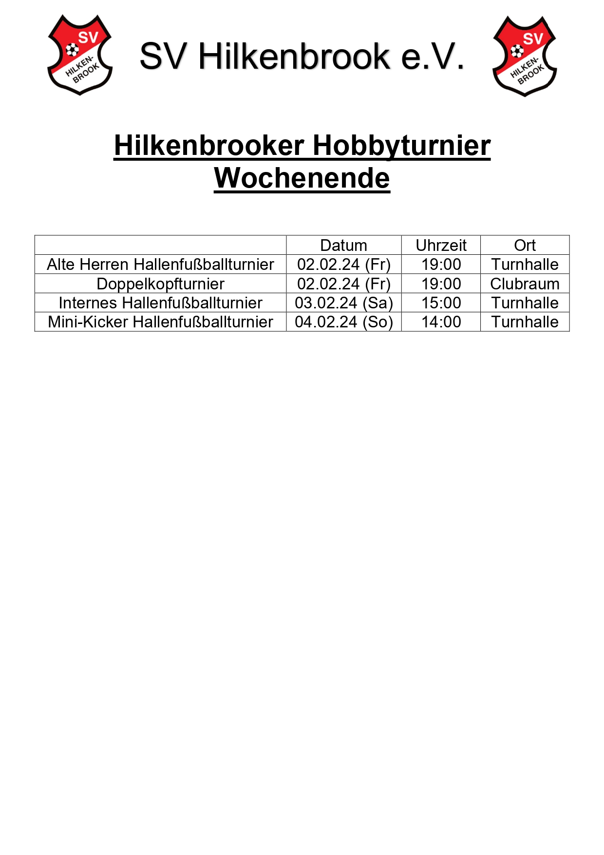 You are currently viewing Hilkenbrooker Hobbyturnier Wochenende 2024