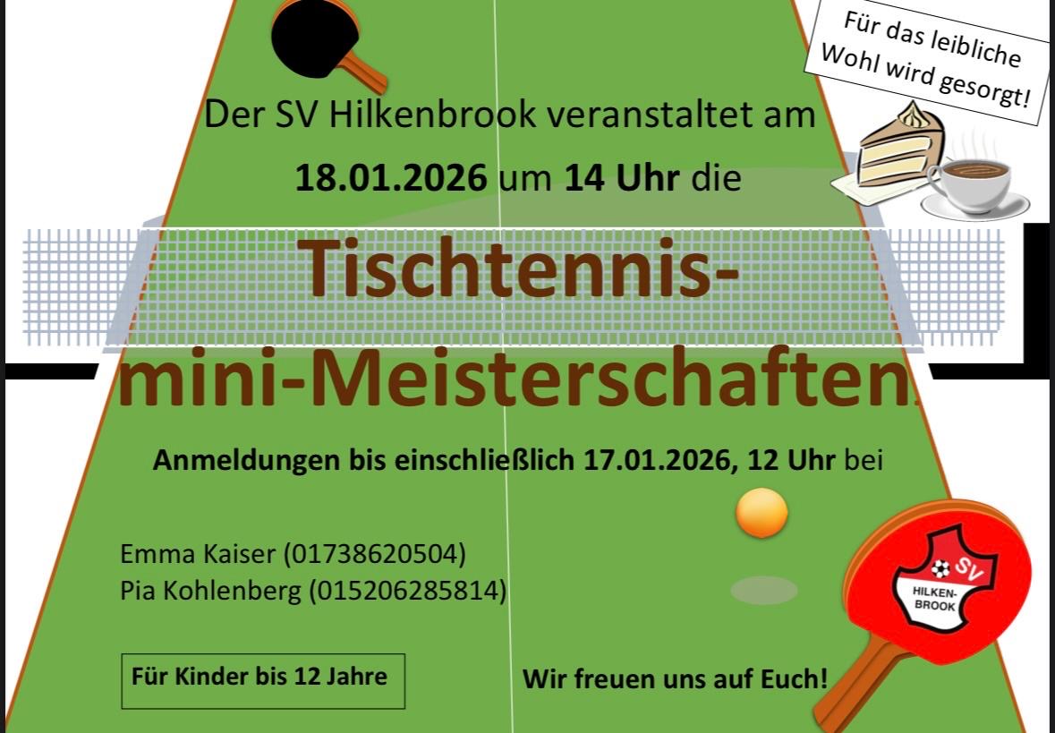 Du betrachtest gerade TT-Mini-Meisterschaft 2026