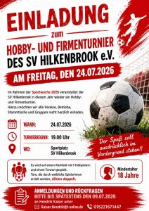 Mehr über den Artikel erfahren Sportwoche 2026 – Hobby- und Firmenturnier