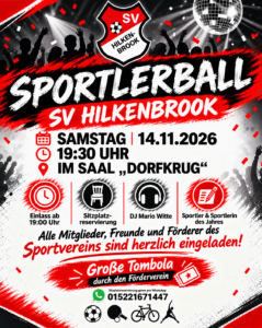 Mehr über den Artikel erfahren Sportlerball 2026