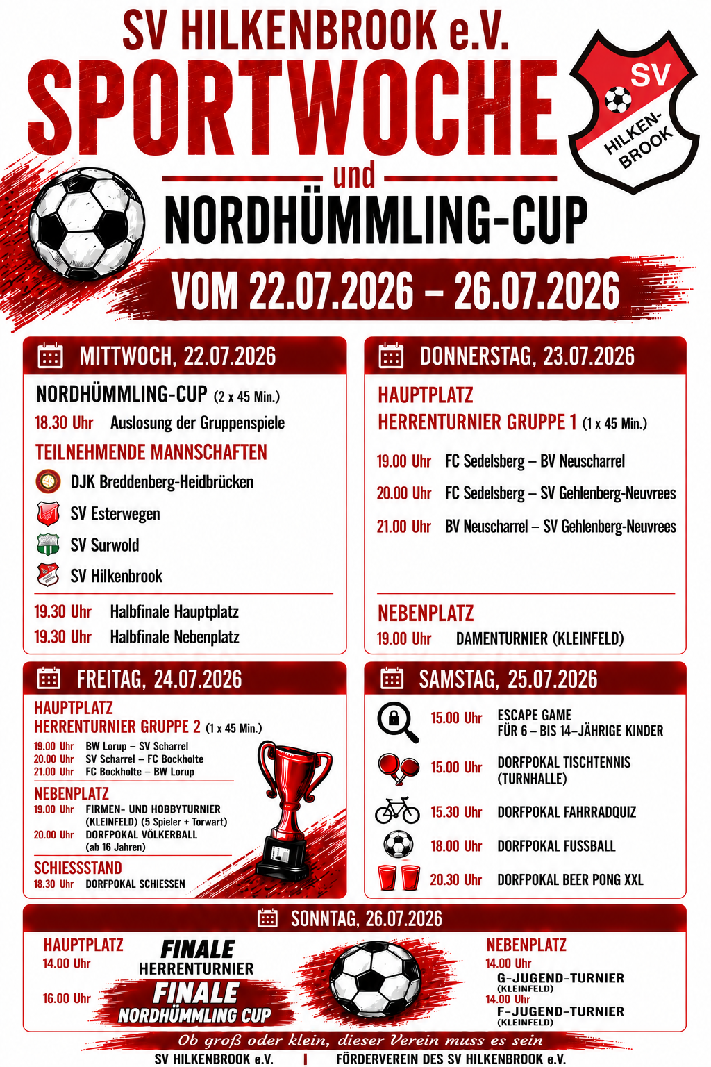 Du betrachtest gerade Sportwoche 2026