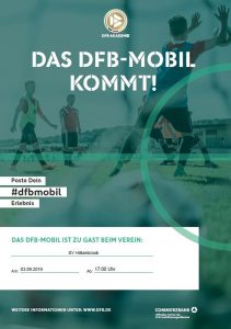 Read more about the article DFB-Mobil kommt am Dienstag, 03.09.2019 zu uns